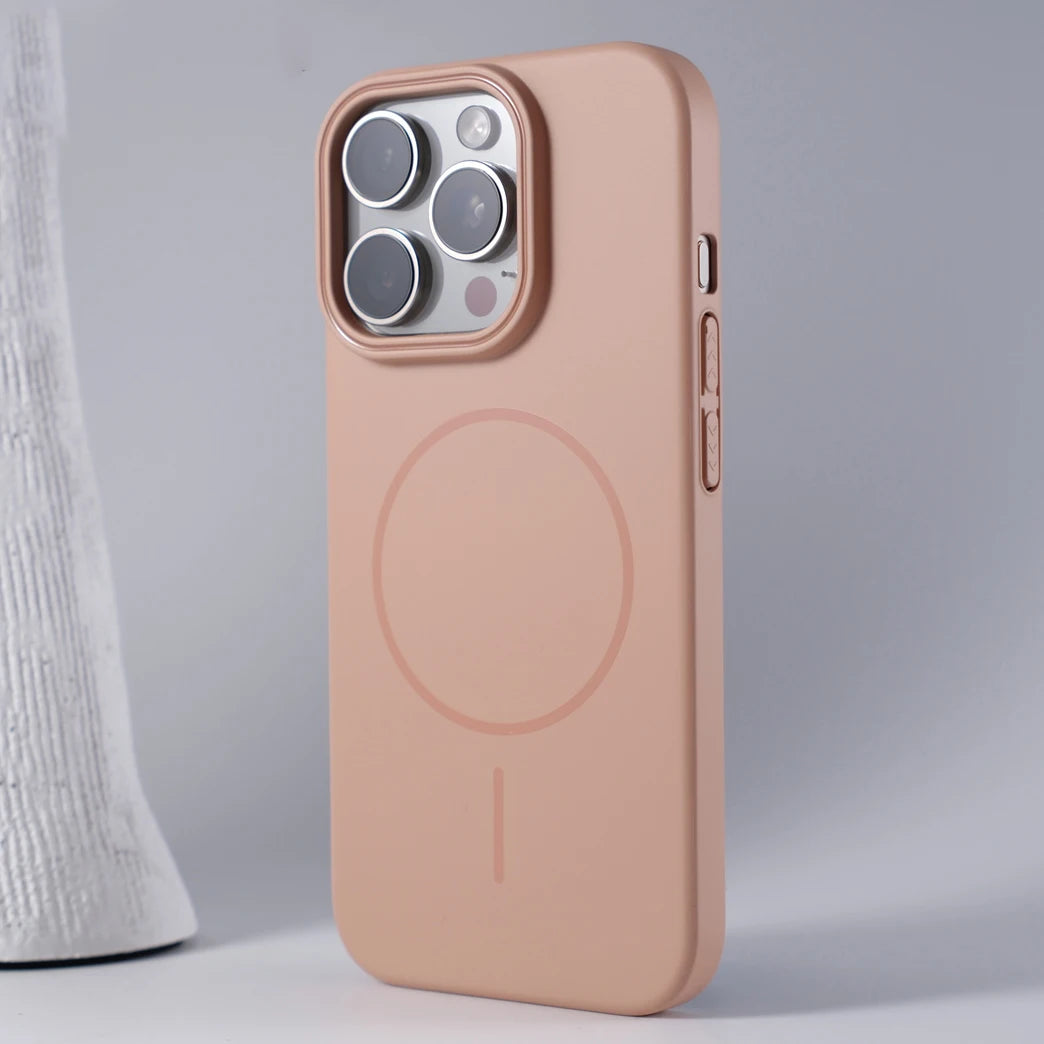 Luxury Original Hard PC Magsafe Case for iPhone 17 Air 16 15 14 Plus 13 12 Mini 11 Pro Max Shockproof Matte Thin Magnetic Cover