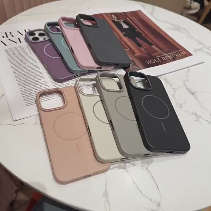 Luxury Original Hard PC Magsafe Case for iPhone 17 Air 16 15 14 Plus 13 12 Mini 11 Pro Max Shockproof Matte Thin Magnetic Cover