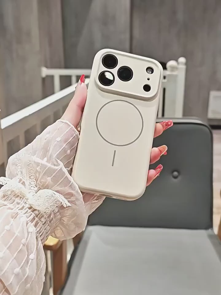 For Magsafe Liquid Silicone Phone Cases For iPhone 17 16 15 14 13 12 Pro Max 16 Plus Air Case Magnetic Wireless Charging Cover